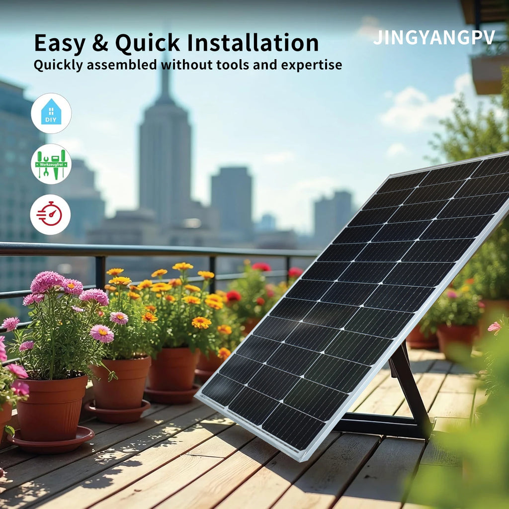 12V Solar Panel 120w 240W 18V Rigid Solar Panels 25 Year Photovoltaic Monocrystalline Cell 12V Battery Charge For Camping