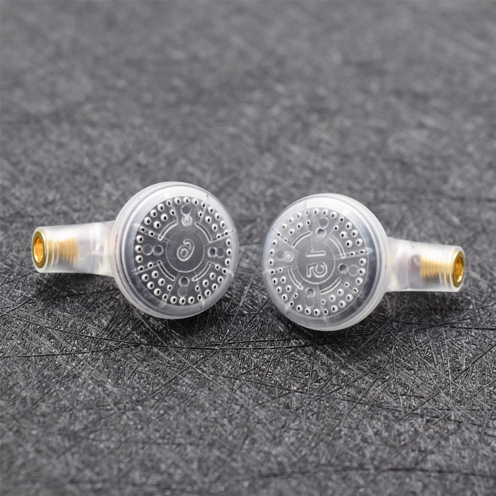 FENGRU BP32 Diy 130 ohm Beryllium Film Driver/300 ohm Carbon Nanotube Film High Impedance Flat Head Earbuds Heavy Bass Earphones
