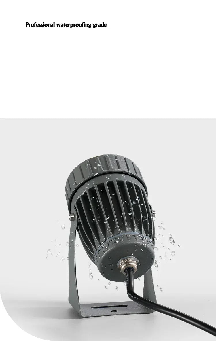 Outdoor LED Garden Wall Spotlights 20W RGB Landscape Lighting AC220V 110V 12V Red Green Blue IP65 Waterproof Single Beam Light