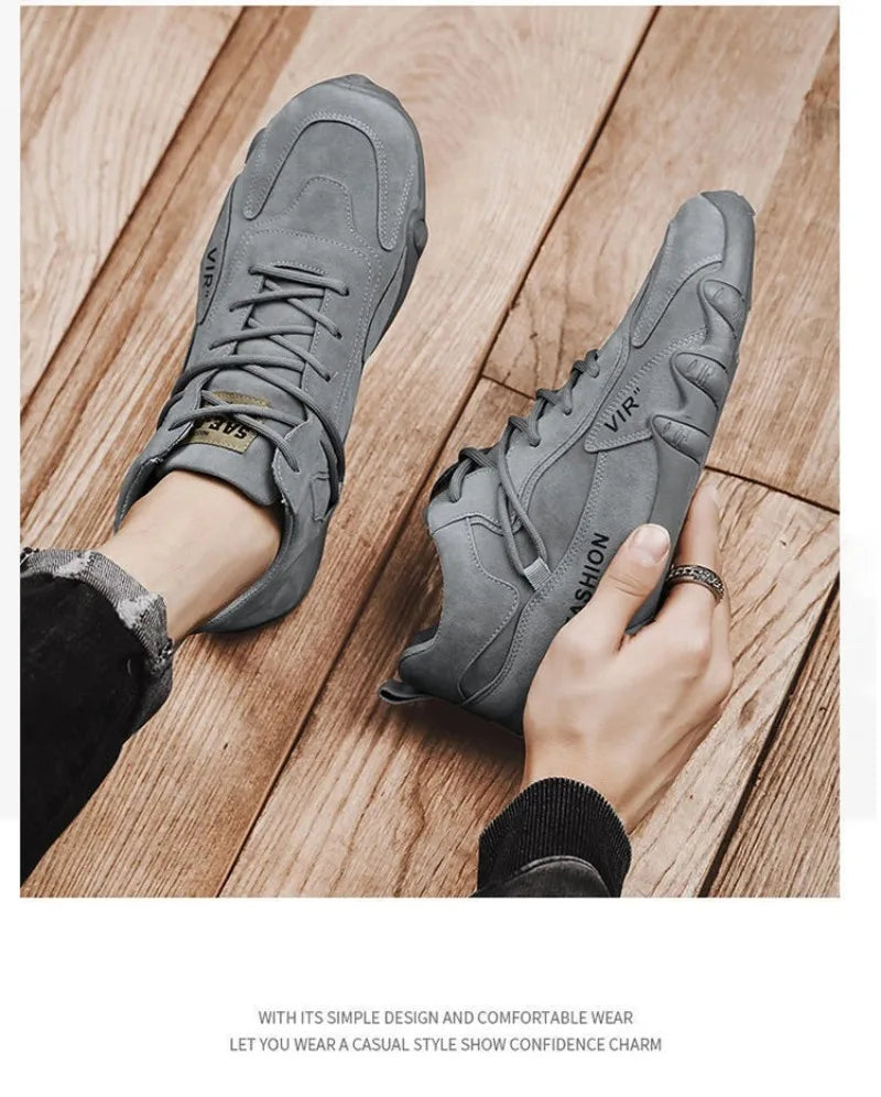2026 Men's Lace-Up Safety Boots Non-Slip Workwear Low-Cut Shoes Abrasion-Resistant Lightweight Construction Soft Sole Sneakers