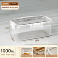 All-in-One Kitchen Organizer, Clear Stackable Containers for Fridge & Lunch, Keeps Fruits Fresh, Saves Time on Meal Prep