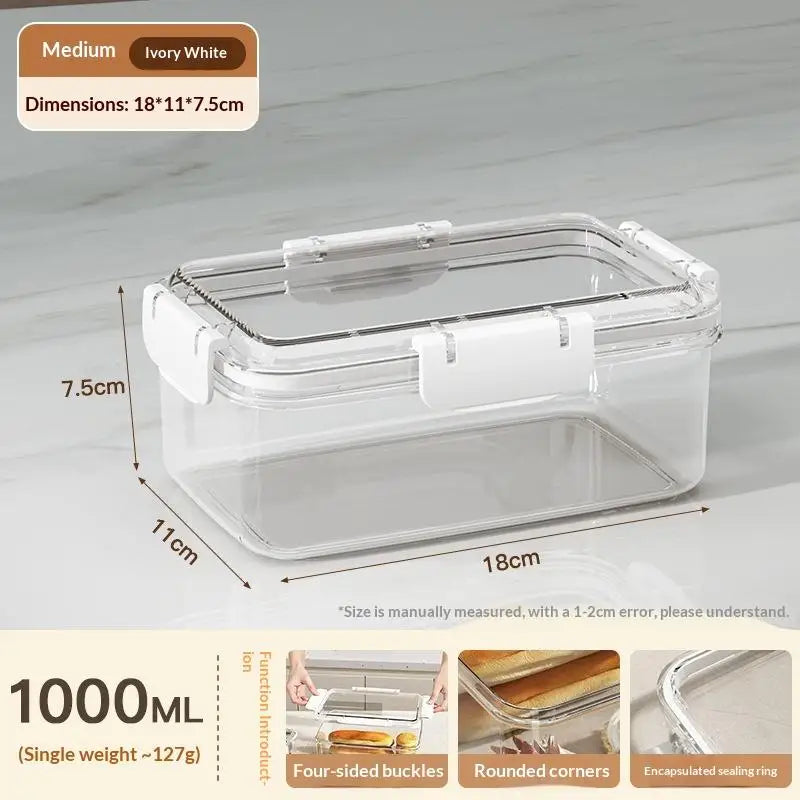All-in-One Kitchen Organizer, Clear Stackable Containers for Fridge & Lunch, Keeps Fruits Fresh, Saves Time on Meal Prep