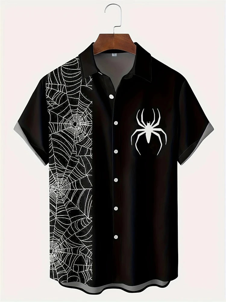 2025 Hawaii Men's Shirts 3d Printed Loose Plus Size Shirts and Blouses High Quality Men's Clothing Beach Party Sweatshirts