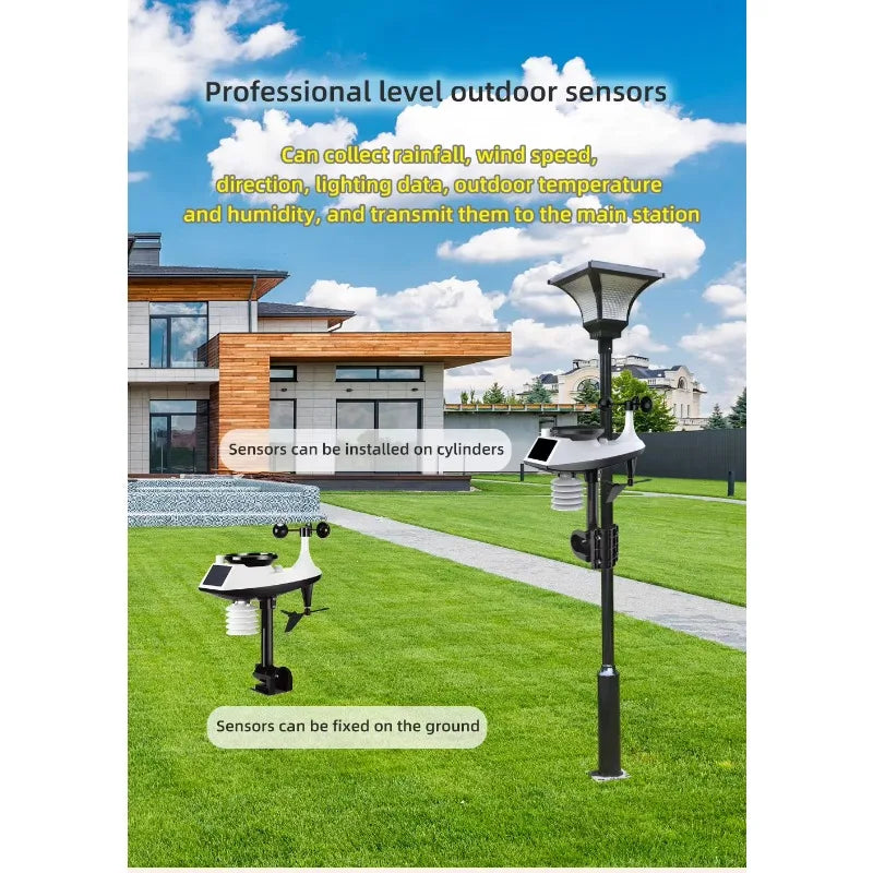 Outdoor weather station Digital thermometer Temperature instrument Humidity monitoring Hygrometer