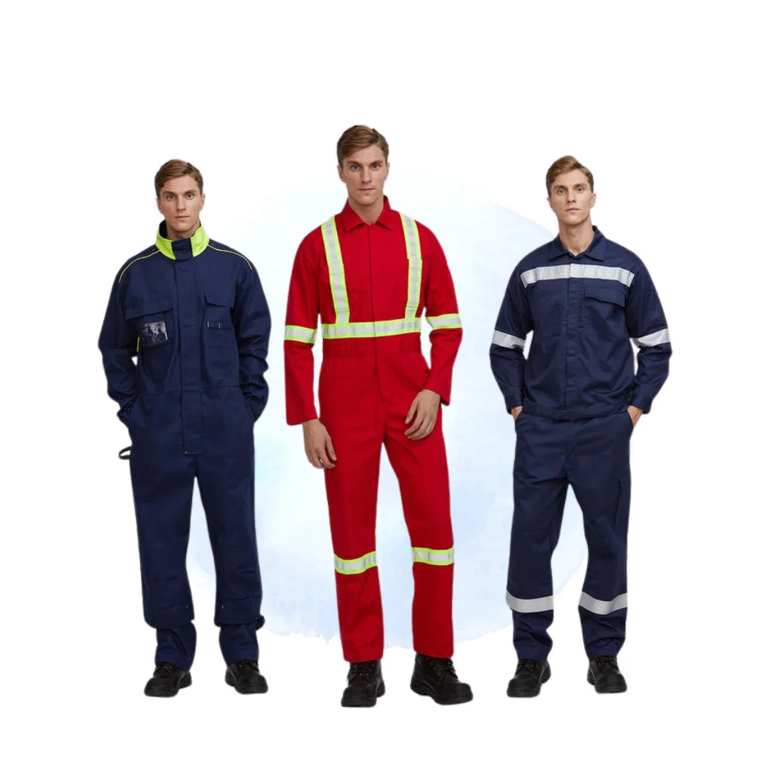 Men's High Visibility Construction Workwear Pants Breathable Cotton Industrial Safety Reflective Pant for Working Hi Vis