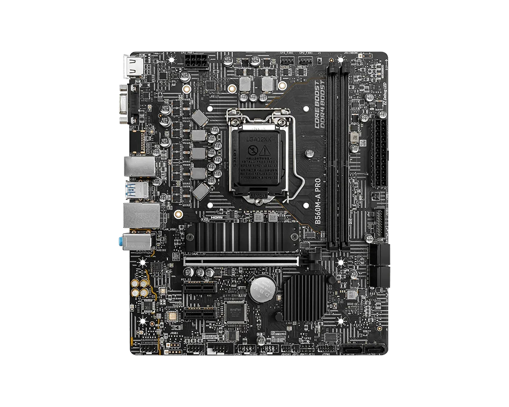MSI B560M-A PRO LGA 1200 64GB PCI-E 4.0 1×HDMI 1×VGA Motherboard