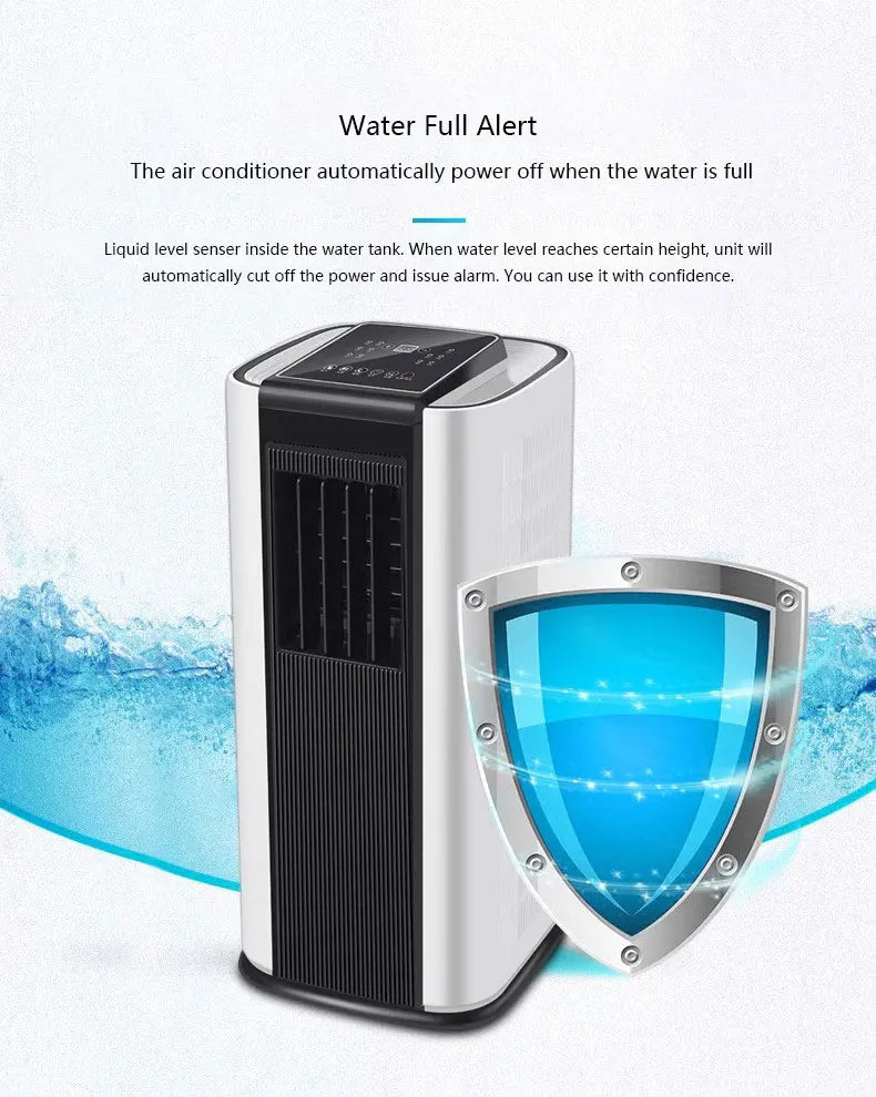 Hot Cooling Heating Dehumidification Mobile 10000 Btu Portable air Conditioner with Touch Screen Control Panel