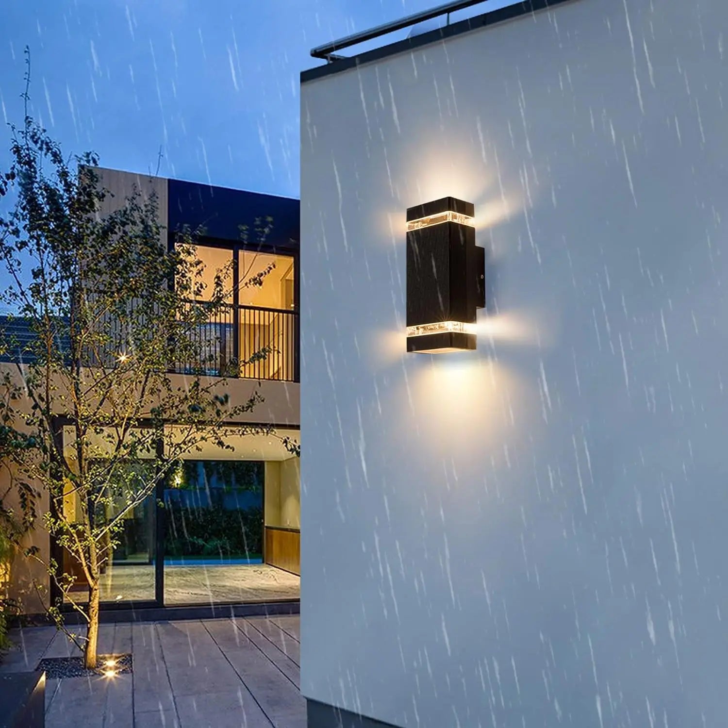 Outdoor LED Wall Lights  Replaceable Light Bulb E27 Waterproof Wall Lamp for Modern Home Interior Stairs Lighting Decoration