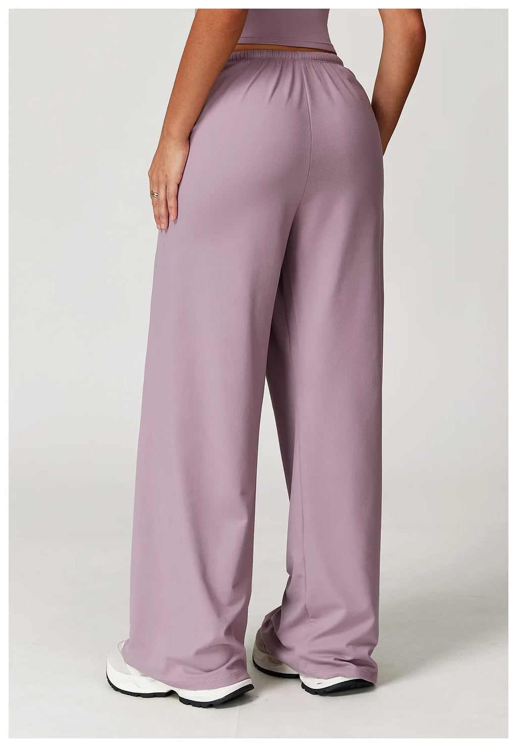 Women's High Waist Drawstring Yoga Pants Hanging Wide Leg Loose Casual Pants Women's Sports Pants Fitness Running Elastic Pants