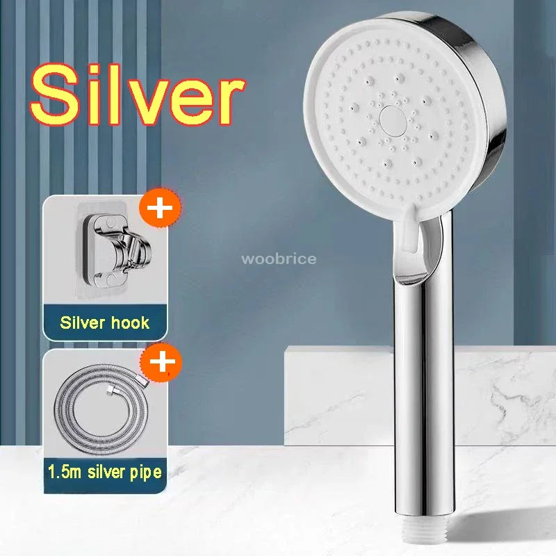 Shower Phone Bathroom Bath and Accessories Shower for Bathroom High Pressure Water Saving Pressurized Spa Handheld Showers