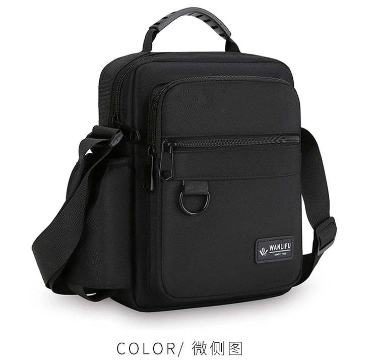 Fashion Casual Men's Bag Handbag High Quality Man Crossbody Bags Easy Travel Bag Stylish Men's Shoulder Bag With Bottle Pocket