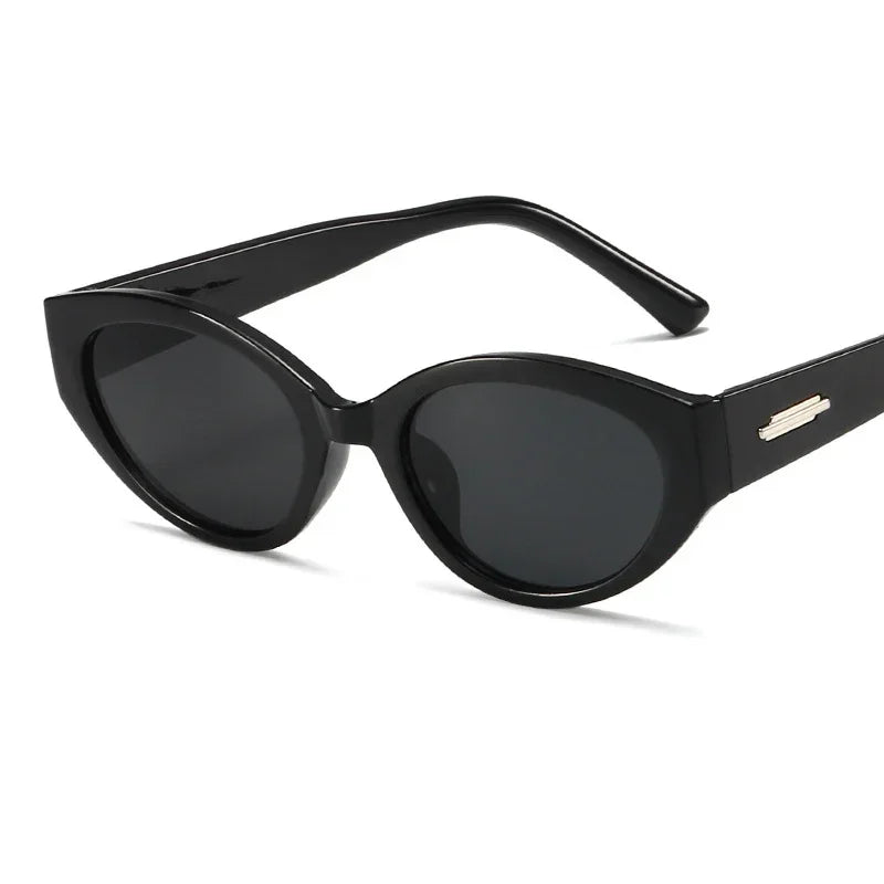 Small Oval Beautiful Sunglasses Women Men Brand Designer Fashion Sun Glasses Female Male Cool Punk Mirror Oculos De Sol