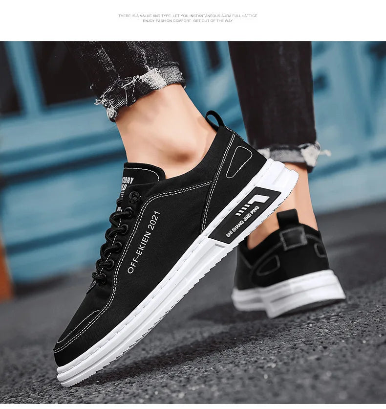 Men's Flats Shoes Luxury Men's Sneakers Spring Autumn 2025 Outdoor Sport Shoes for Men Fashion Vulcanized Shoe Tenis Para Hombre
