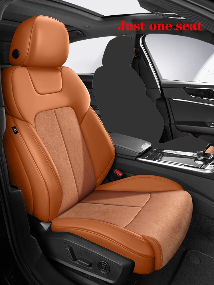 Custom 360° Car Seat Cover For TT MK2 Q7 4L Q5 A7 A6 C7 Avant Auto Interior Protector Accessories