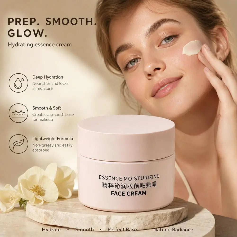 Apply the cream before makeup, moisturizing foundation cream - lasting moisturizing, creating a natural foundation