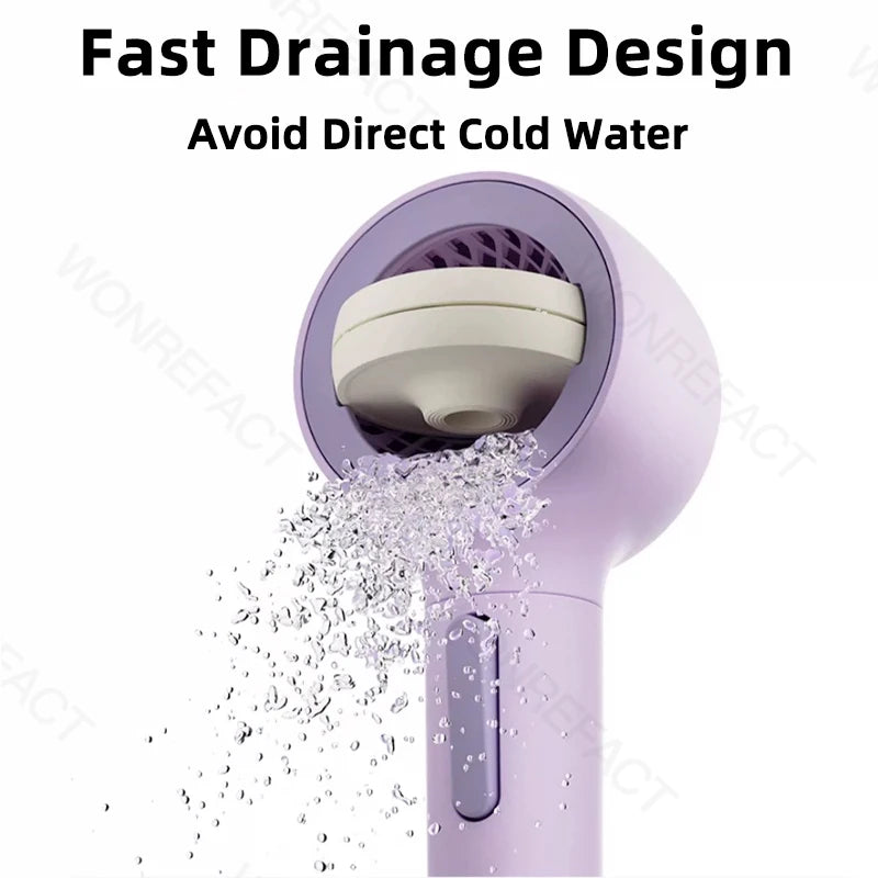 Shower Head 2 Modes High Pressure Shower Heads With Handheld Detachable Filtered Showerhead Bathroom Accessories