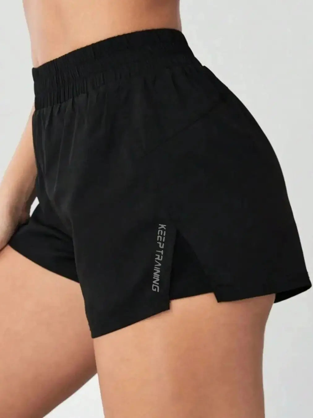 2026 New Style Faux Two-Piece Anti-Exposure Yoga Shorts Sports Shorts Running Fitness Tennis Casual Basic Sports Pants Women's