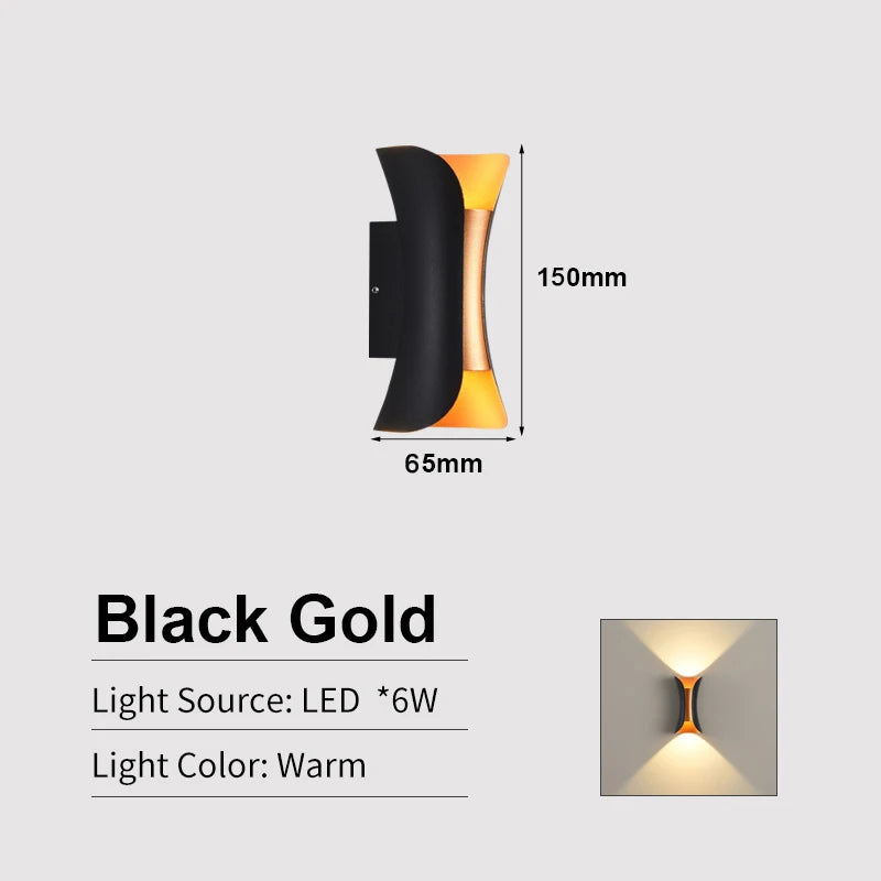 Modern Wall Sconces 10W Wall Lamp, LED Wall Light White Up Down Wall Mount Lights for Living Room Hallway Bedroom Decor
