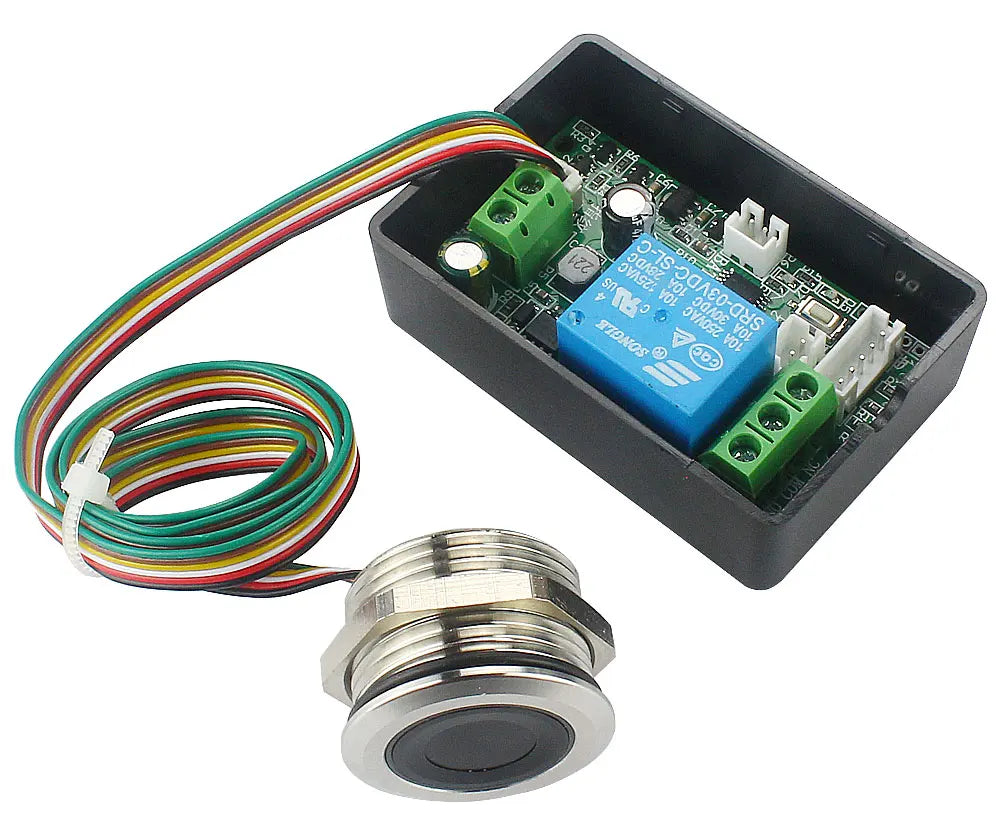 Fingerprint access control relay module DC7v-30v door lock controller Switch fingerprint  induction electric lock control board