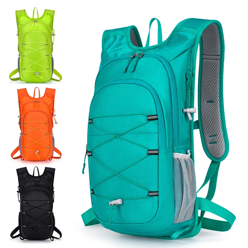 12L Lightweight Outdoor Backpack Unisex Waterproof Multifunctional Hiking Trekking Cycling Travel Daypack For Men Women