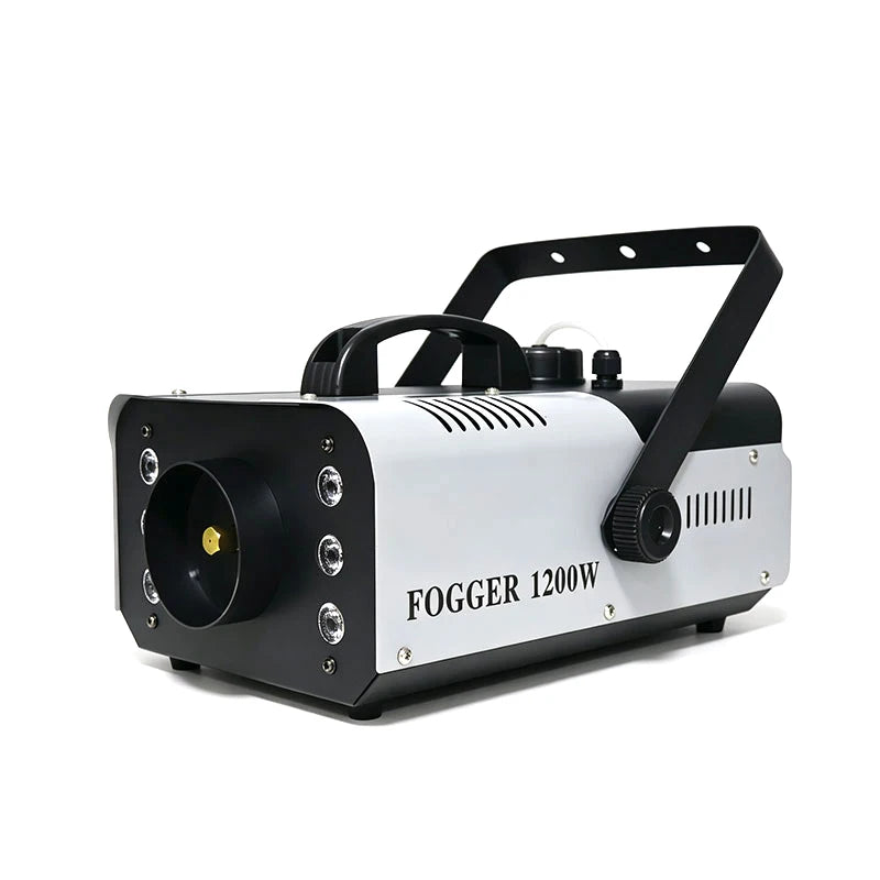 Smoke Fog Machine 1200W RGB 6LEDS 9LEDS DMX512 Wireless Remote Fog Machine Wedding Christmas Party Stage Atmosphere Equipment