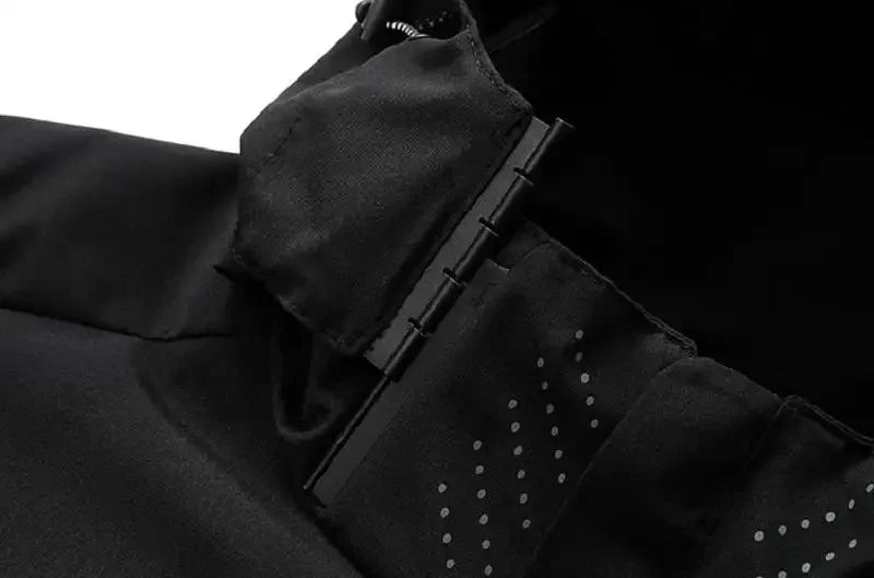 Mens Outdoor Waterproof Windproof Hooded Coat Lightweight Cycling Hiking Rain Jacket Durable Work Climbing Outerwear for Men