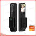 Smart Lock with Video Intercom Camera Facial Recognition Fingerprint Password Palm Vein Authentication Automatic