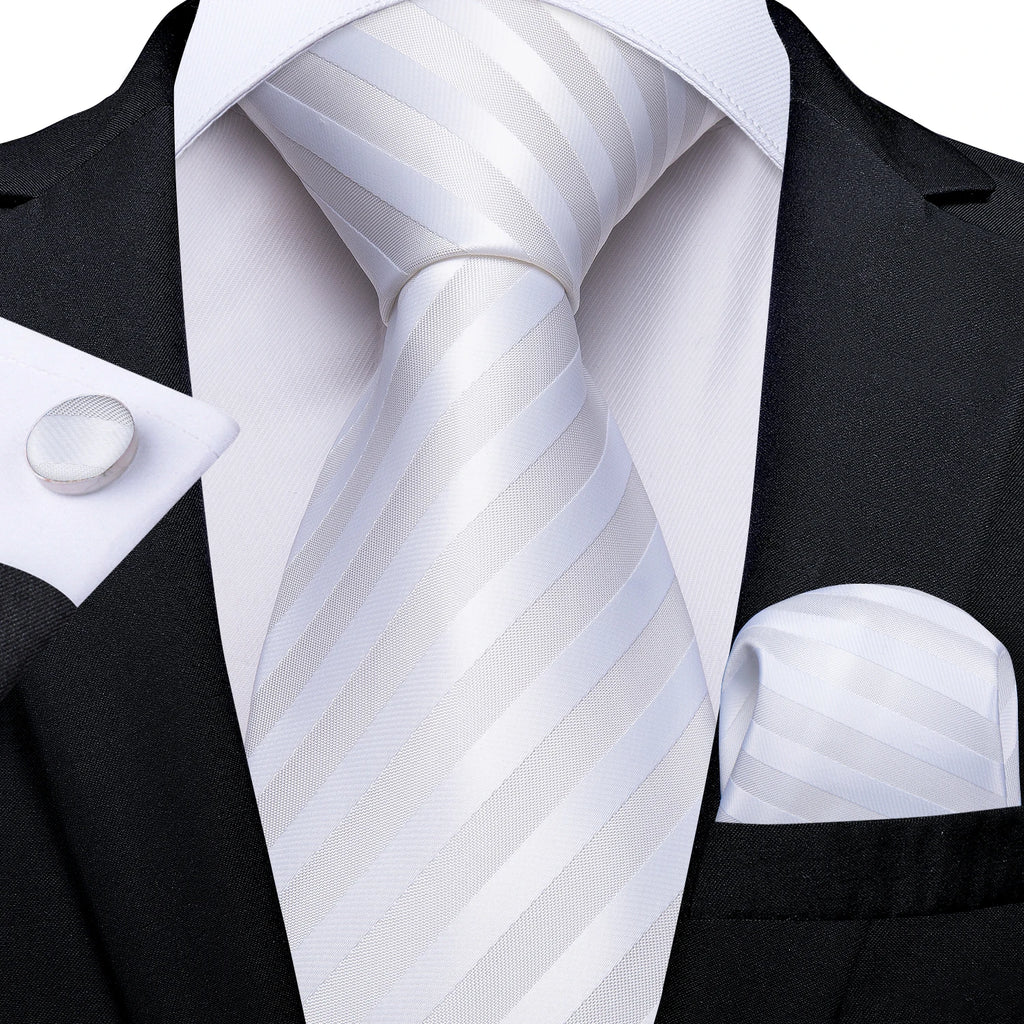 8cm Men's Polyester Ties Pocket Square Cufflinks Green Gold Paisley Wedding Party Accessories Necktie Gift