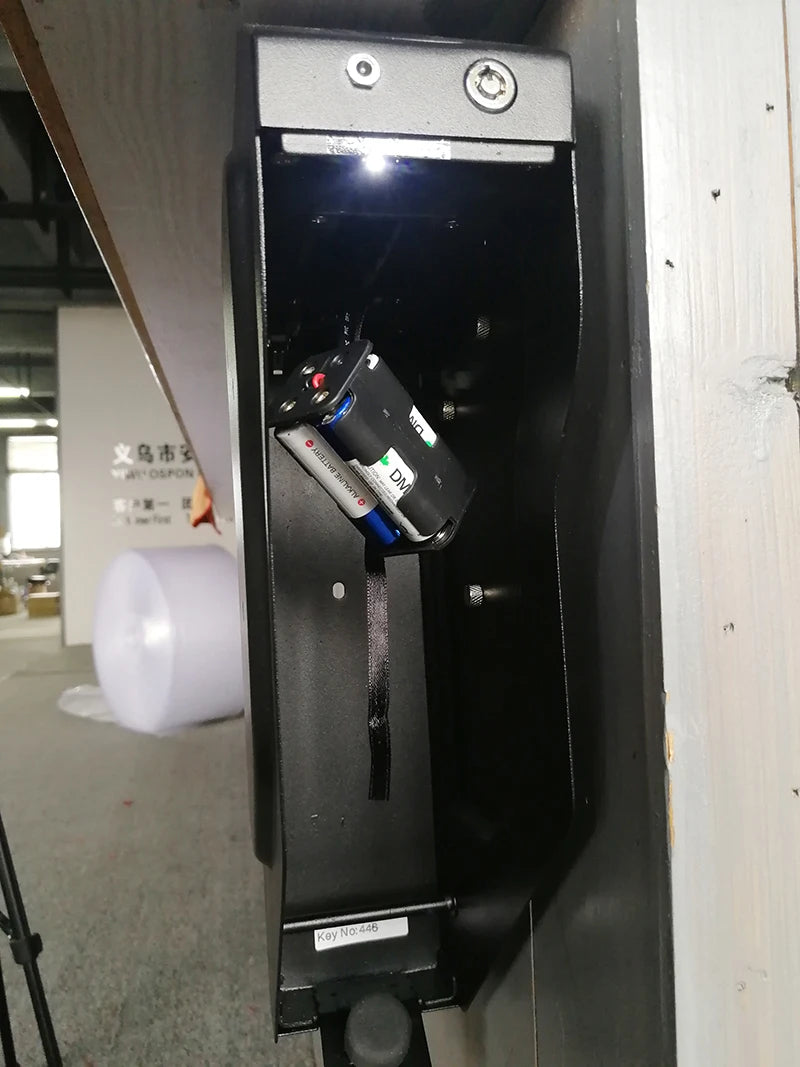 Biometric Slider Handgun Safe for Nightstand, Quick Access Pistol Safe with Fingerprint