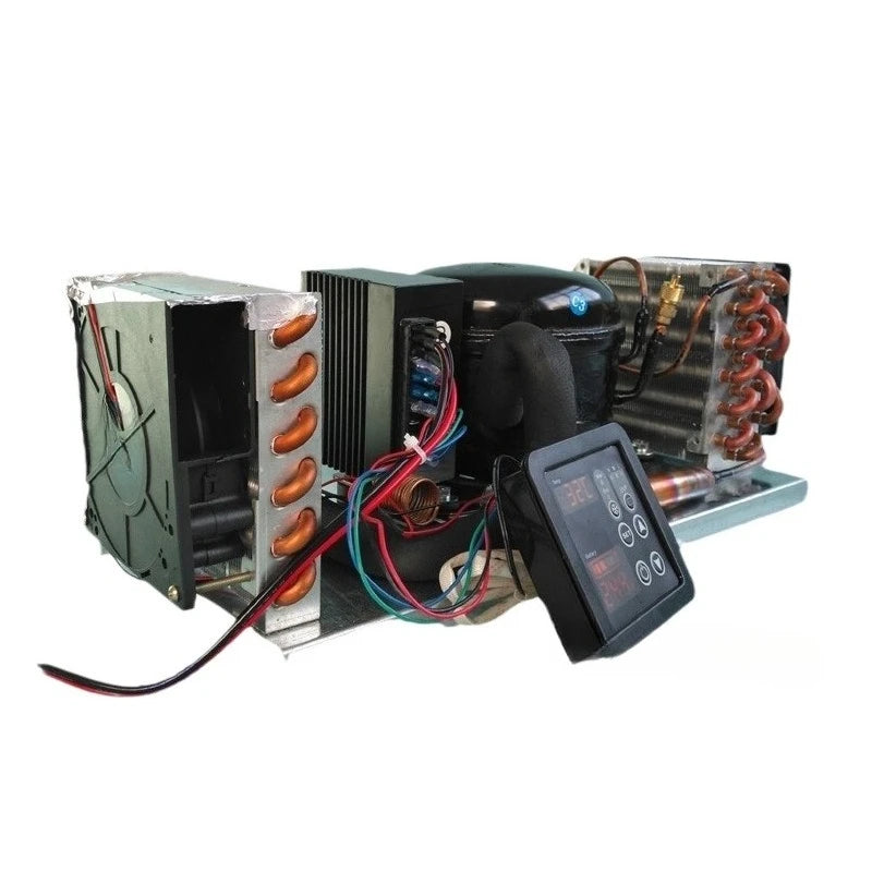 BD35A mini cold air integrated unit assembly 12V24V power-on refrigeration miniature air conditioner unit with temperature