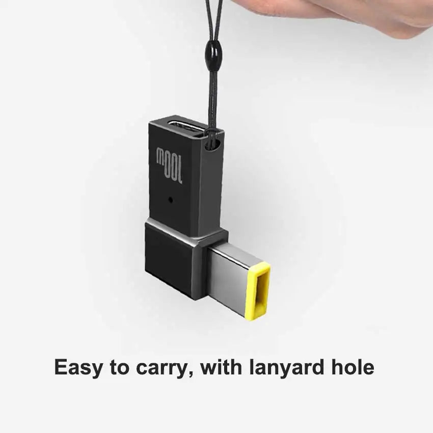 YuXi PD 100W USB Type C to Dc Power Jack Connector USB C to Universal Laptop Power Adapter Plug Converter for Asus Dell Lenovo
