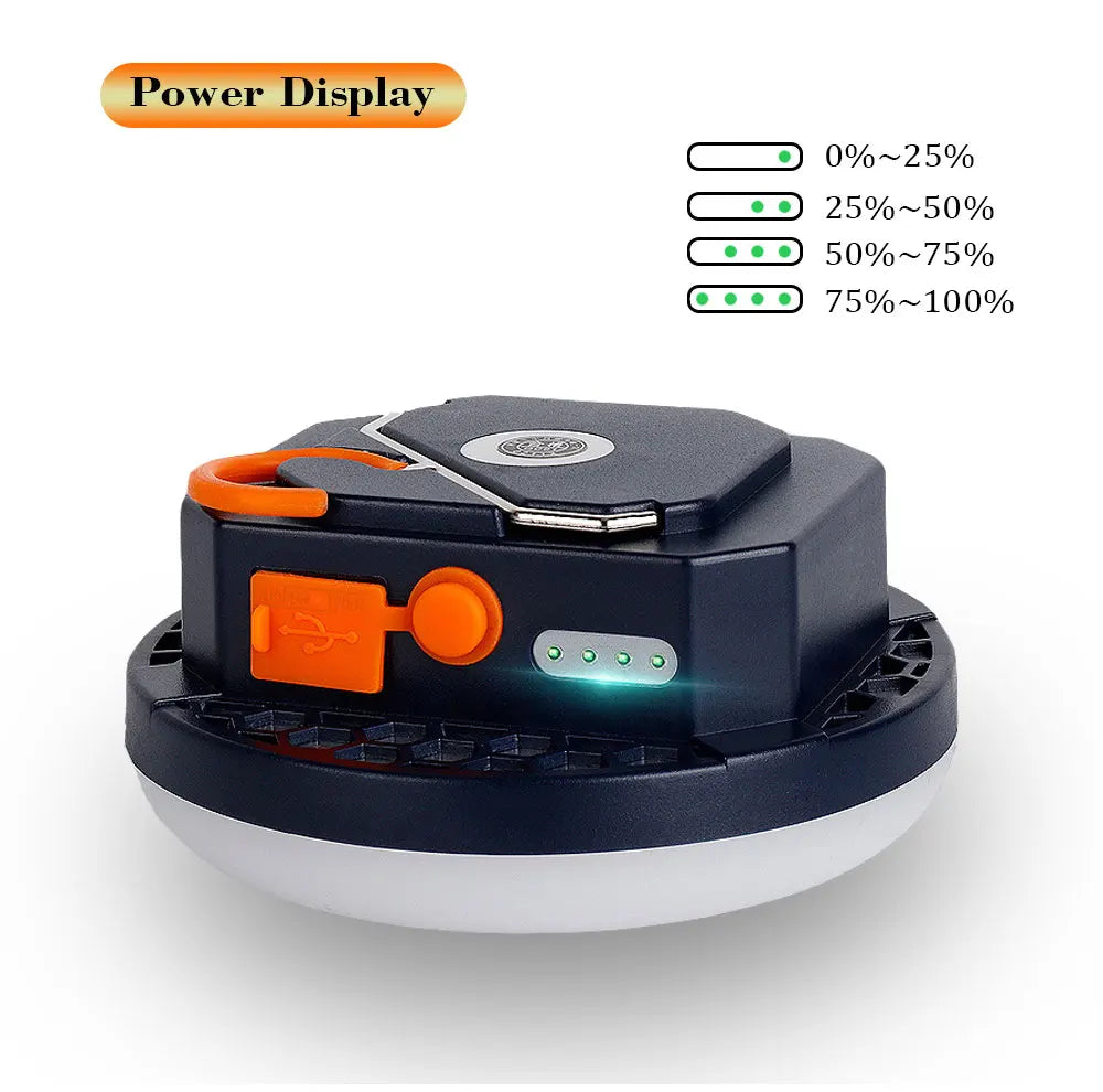 13500mAh Camping Lantern Portable Lantern Rechargeable Magnet Powerful Fashlight Fishing Tent Lamp Outdoor Work Repair Light
