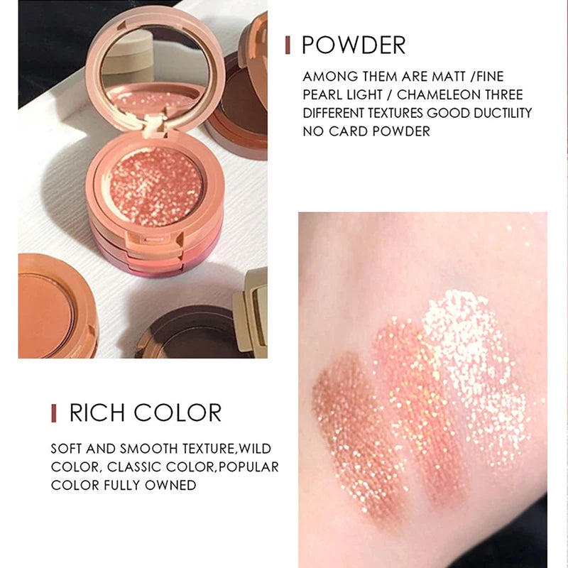Tri-Color Eye Shadow, Matte Create Multi-Layered Eye Makeup
