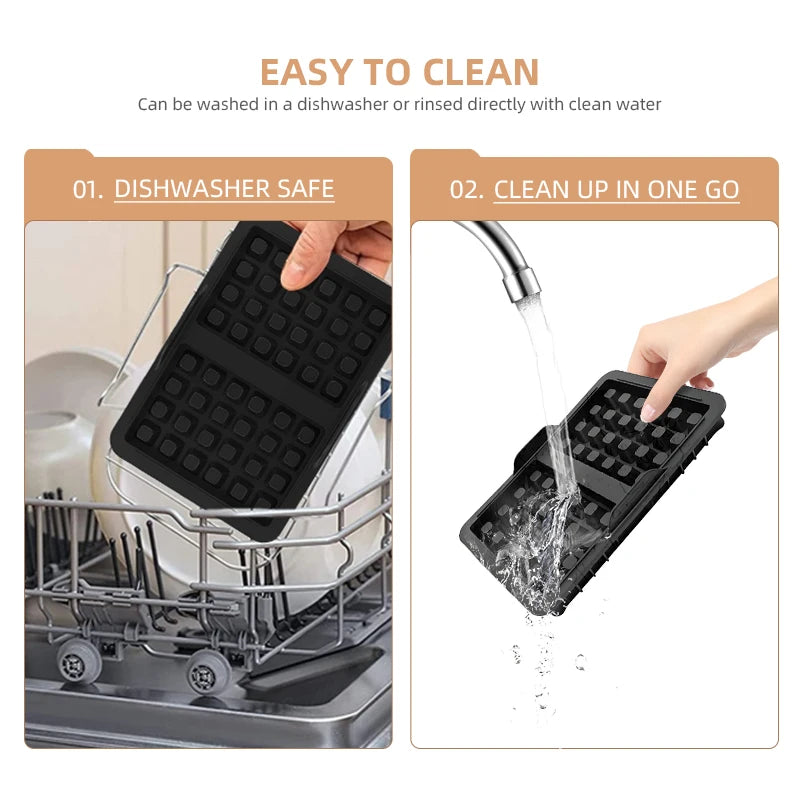 1PCS Food Grade Silicone  Mold, Plates for Ninja AF400EU, AF451EU and AF500DE Hot Air Fryer, Silicone Air Fryer Liner  Mold