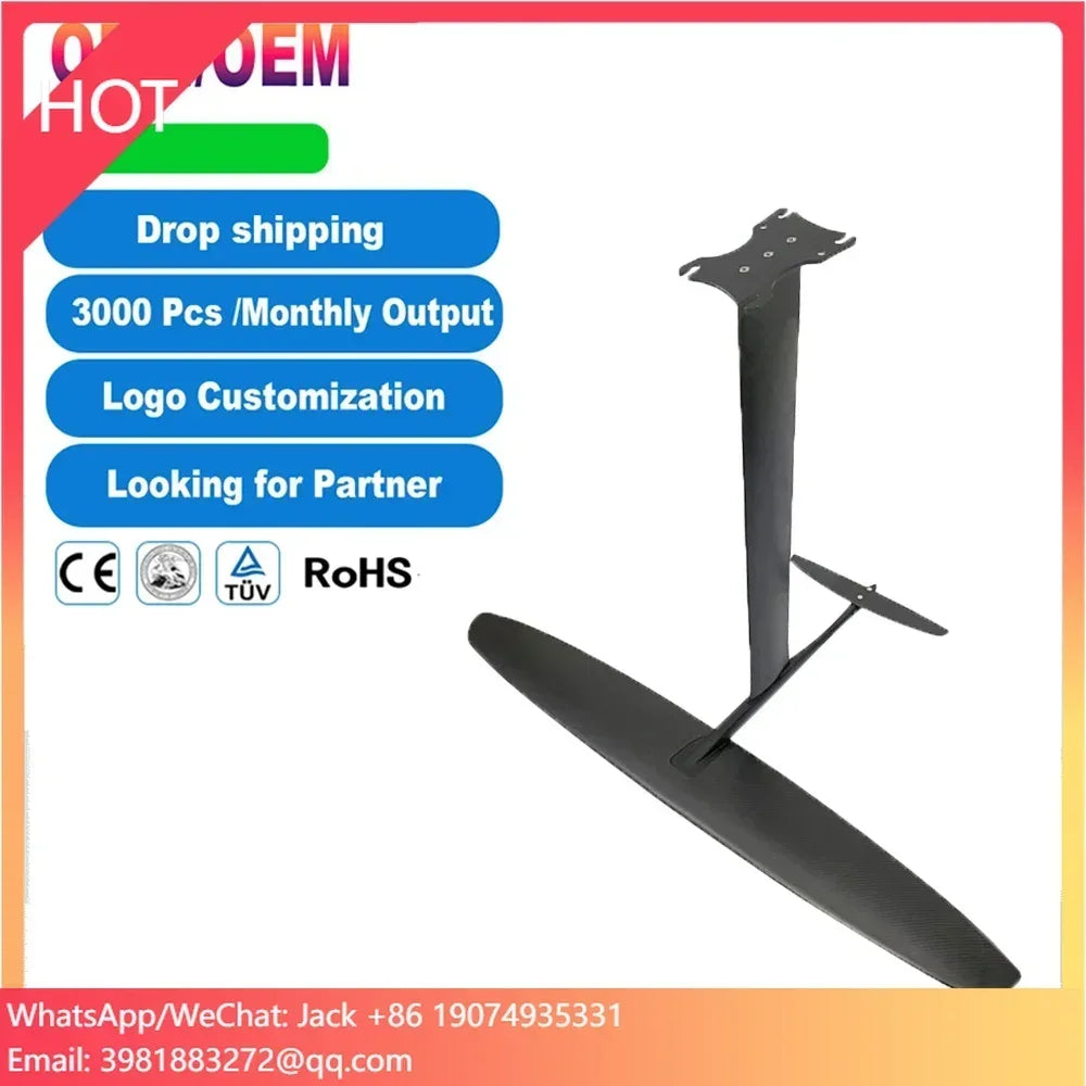 2023 New High Quality Hydrofoil Mast Wholesale Sailing Boat Hydrofoil GY1310 Aluminum Carbon Fiber Surfboard Hydrofoil