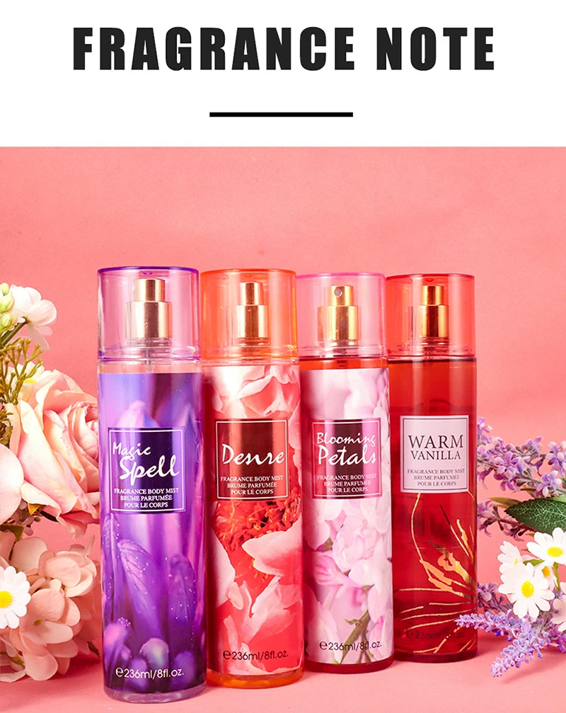 8 Fl.oz/236ml Hair & Body Mist for Women, Floral Fragrance Mist, Fresh Body Spray, Long-Lasting Perfume, Perfect for Daily Use