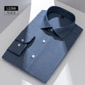 Windsor Collar French Shirt Men's Wrinkle-free Long-sleeved Twill Business Light Luxury Men's Casual Workwear Shirt for Men