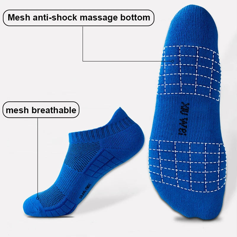 10/20 Pairs Ankle Socks Men Women Mesh Breathable Cotton Couple Student Ear thletic Sports Running Solid Color Boat Socks Summer