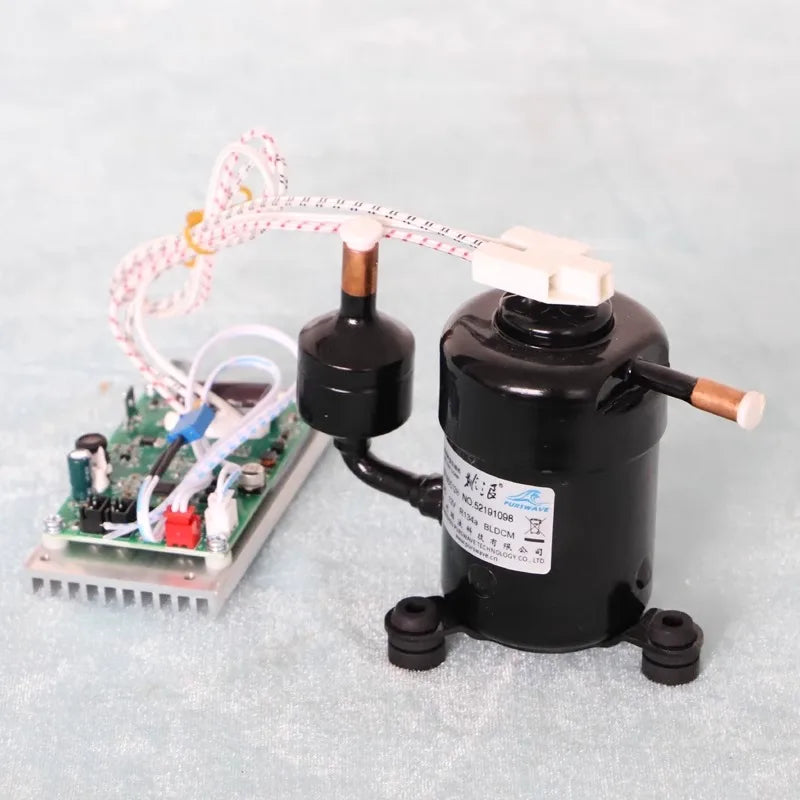 For Portable Refrigerator Mini Air Conditioner Compressor 1PC New ST19DC 12V 24V 48V 400W Capacity R134a