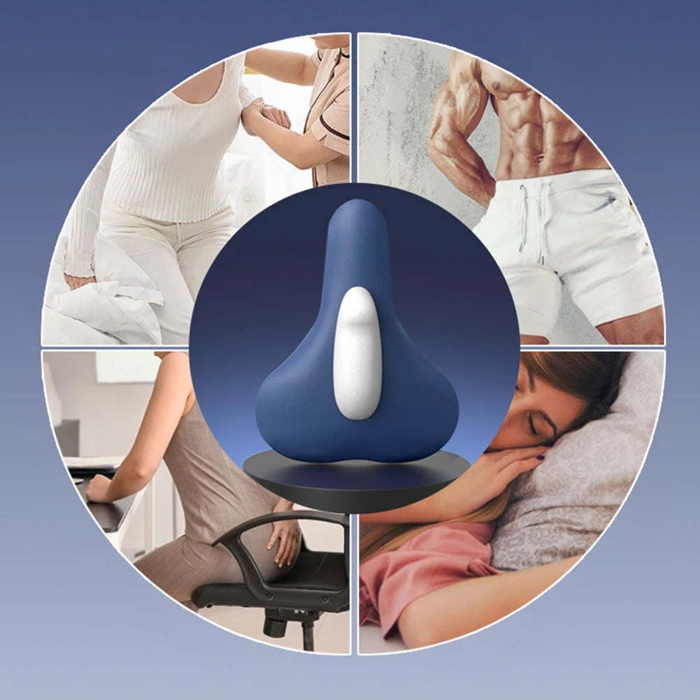 Electric Pelvic Floor Muscle Trainer Kegel Exerciser Massage Cushion Ergonomic USB Rechargeable Hip Strengthener Exercise Tool