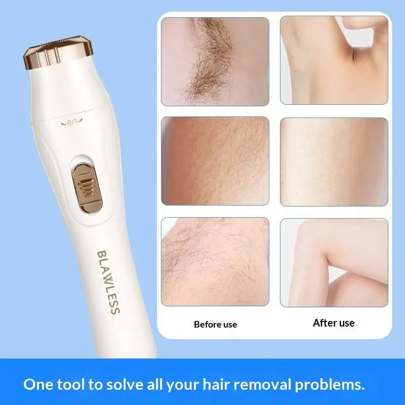 New Women Electric Shaver Hair Remover Razor Cordless Waterproof For Face Bikini Underarms Legs Body Hair Remover Machine
