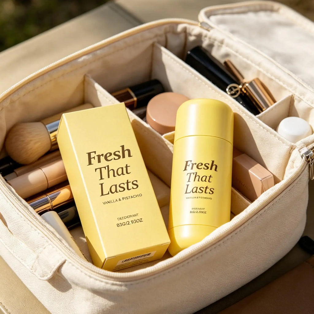 Vanilla Deodorant Stick Anti Odor Remover Refresh Moisturizing Skin Brightening Kojic Acid Turmeric Antiperspirant for Women 83g