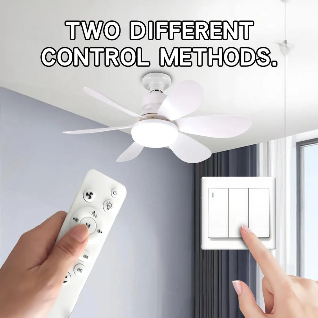 E27 with Remote LED 30W 40W Ceiling Fan Light Dimming Function Suitable for Living Room Study and Home Use 85-265V