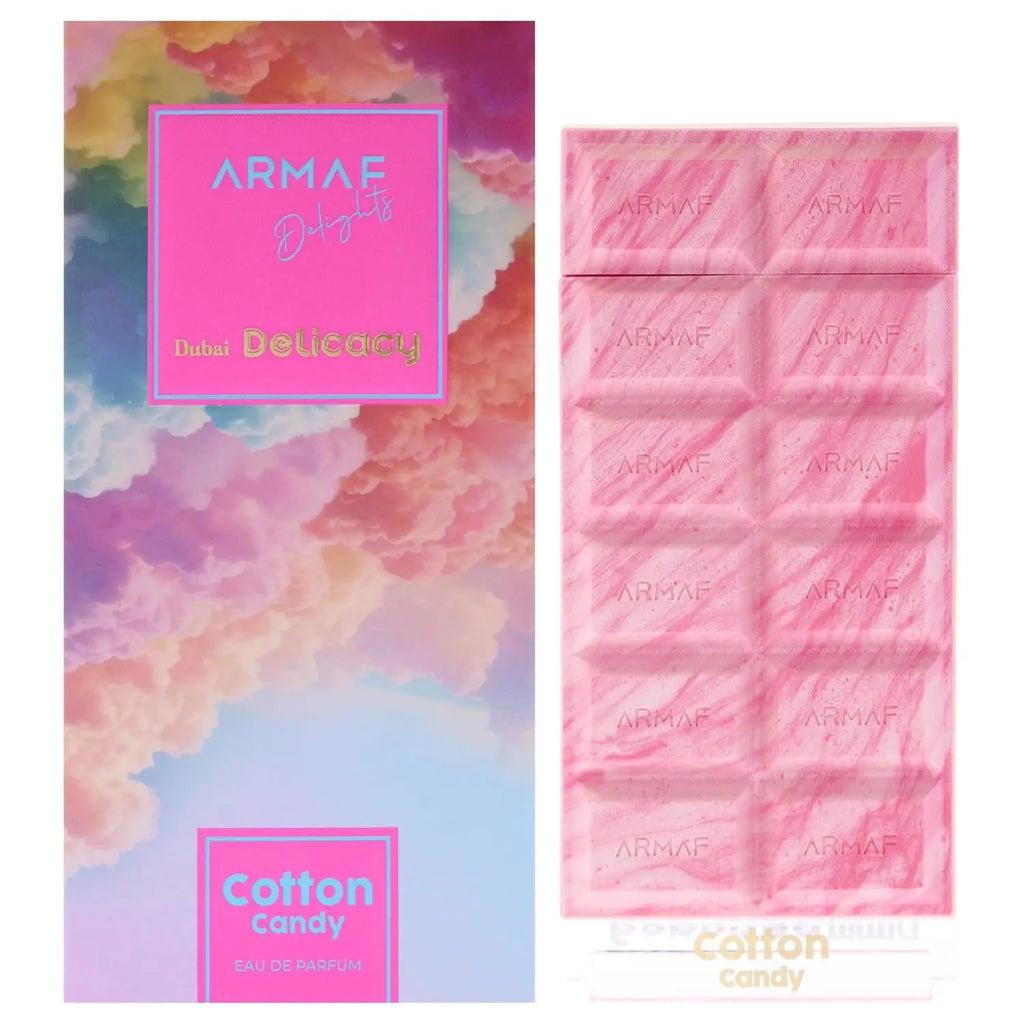 Armaf Parfums Cotton Candy Unisex EDP 70ml- a Delicious Fruit Fragrance with Raspberry Pink Pepper Cocoa Jasmine Rose Vanilla Benzoin And Cedarwood