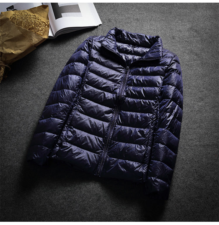 Schinteon Ultralight White Duck Down Jacket Spring Autumn Warm Slim Zipper Women Fashion Light Down Coat 13 Colors S-7XL