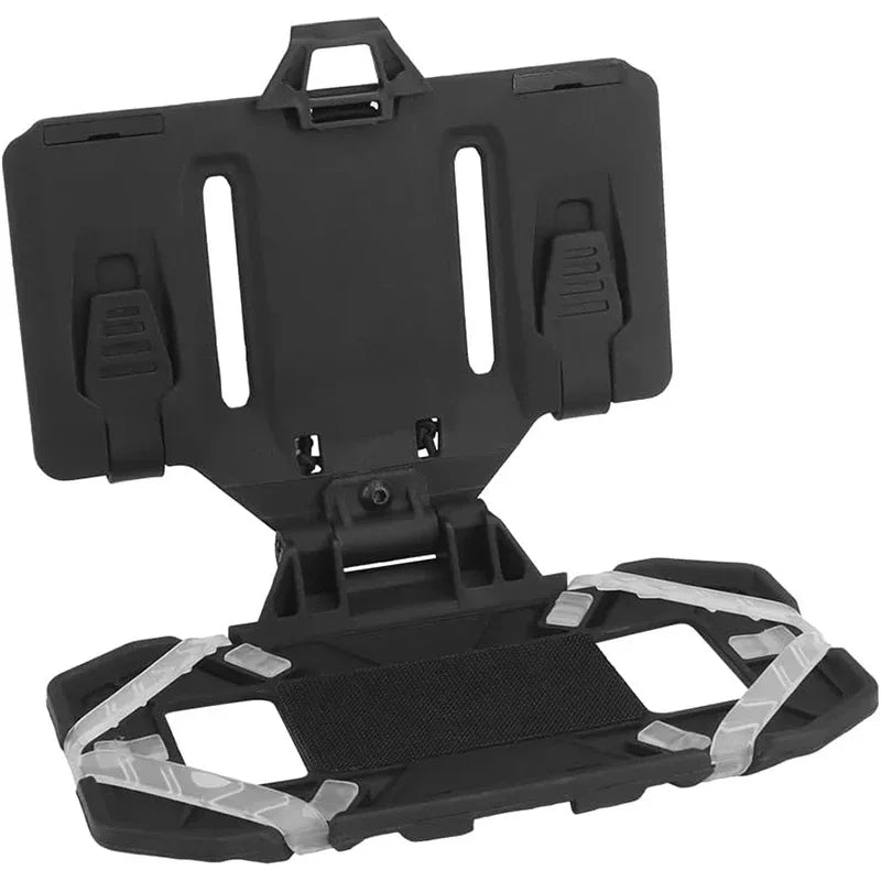 Tactical Admin Phone Platform Molle Cell Phone Holder Carrier Phone Mount with H Harness Strap Shoulder Harness for Screen Size