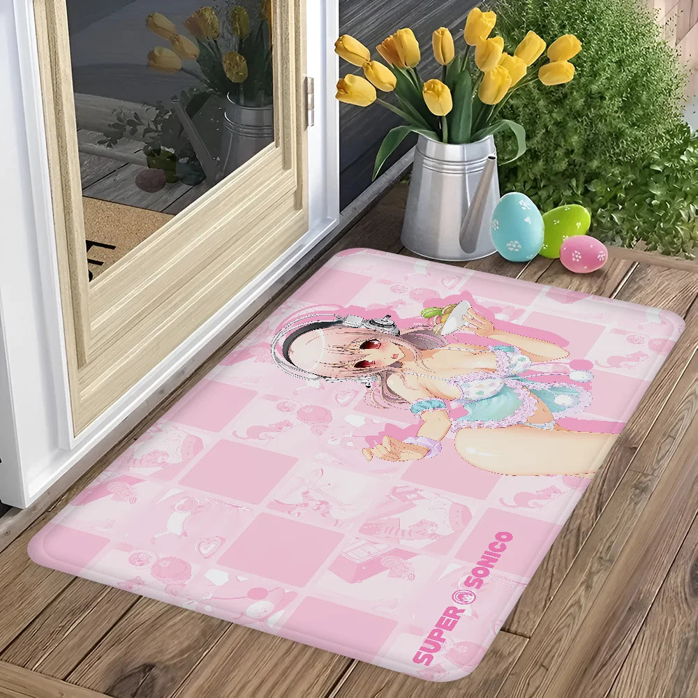 Super Sonico Manga Kitchen Mat Cheaper Anti-slip Modern Living Room Balcony Printed Modern Home Decor