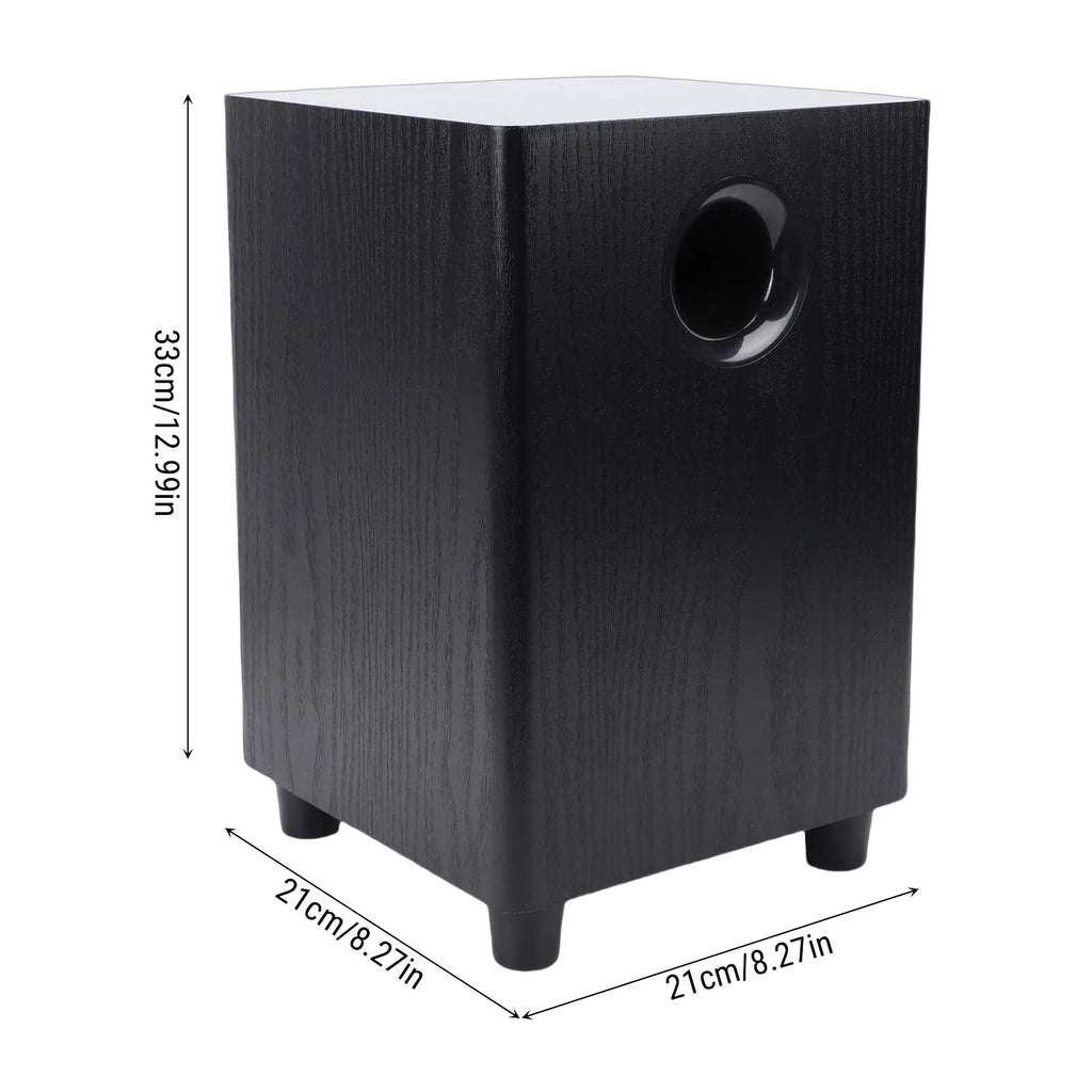 Home  Bass Woofer 100W Home Subwoofer 6.5 Inch Independent Passive Subwoofer Speaker Plug and Play for Home Theater Party