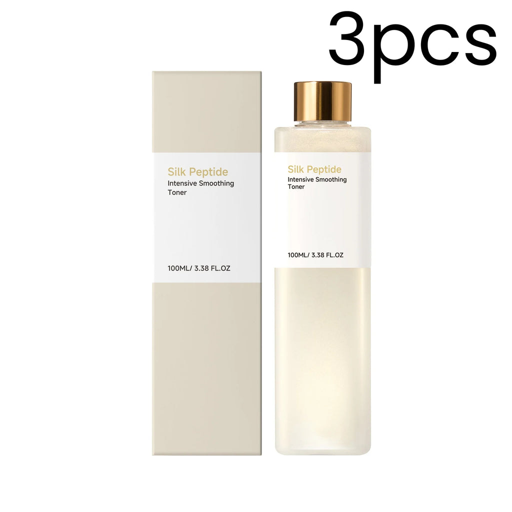 Silk Peptide Toner Long Lasting Moisturizing Deeply Nourishing Revitalize Skin Smoothing Gentle Intensive Smoothing Toner 100ml