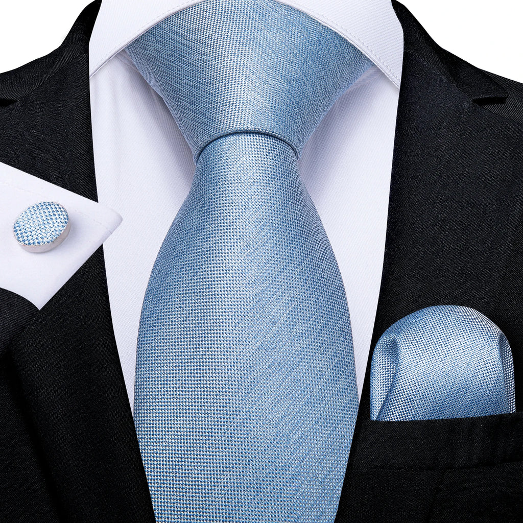 8cm Men's Polyester Ties Pocket Square Cufflinks Green Gold Paisley Wedding Party Accessories Necktie Gift